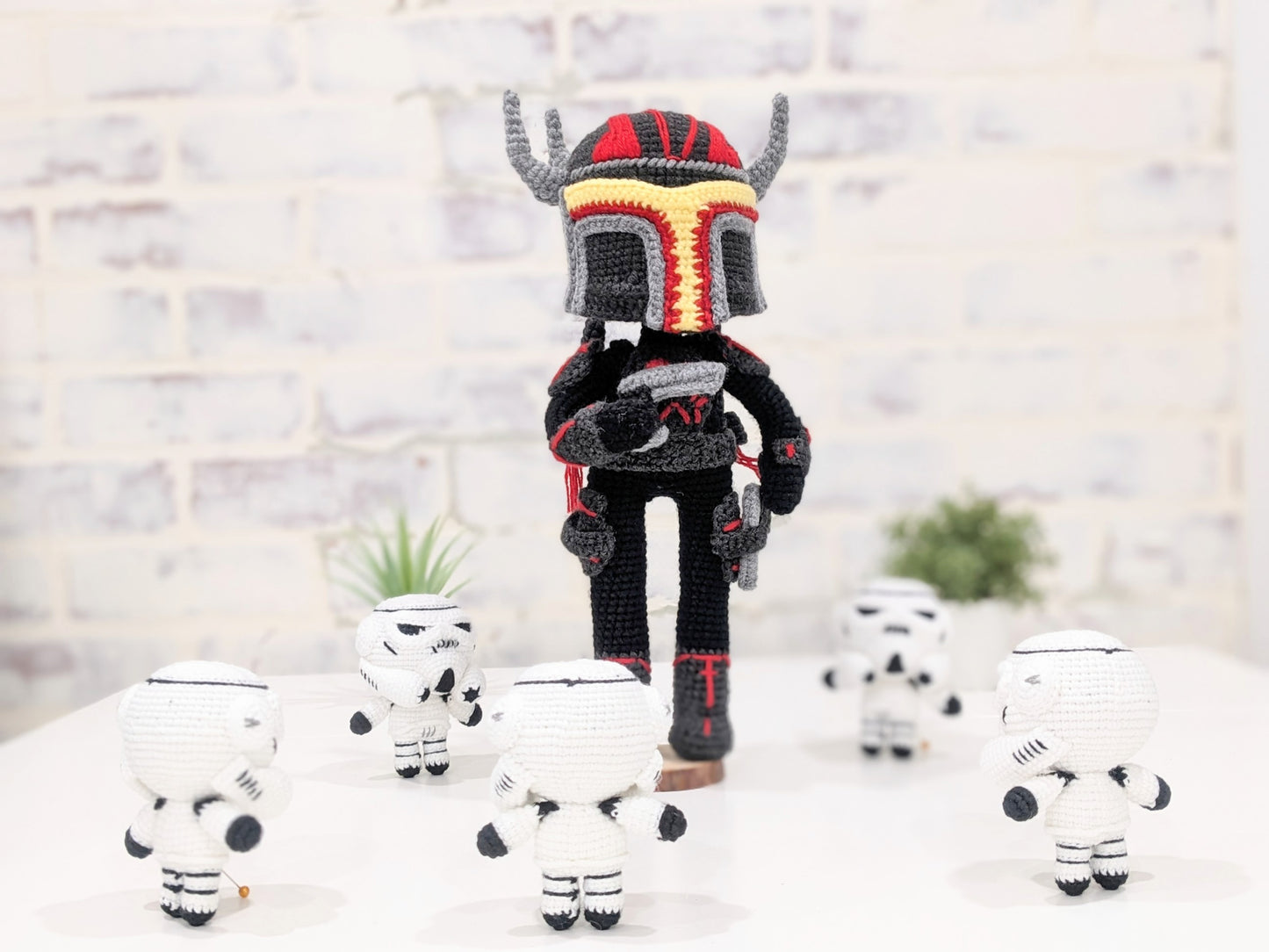 Custom Handmade Mandalorian Doll - Star Wars - Custom, Made to Order