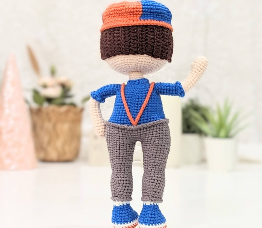 Blippy Doll - Ready to Ship - Handmade Amigurumi Crochet