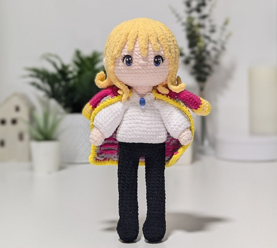 Howl’s Moving Castle Amigurumi Set - Howl & Sophie - Handmade Crochet