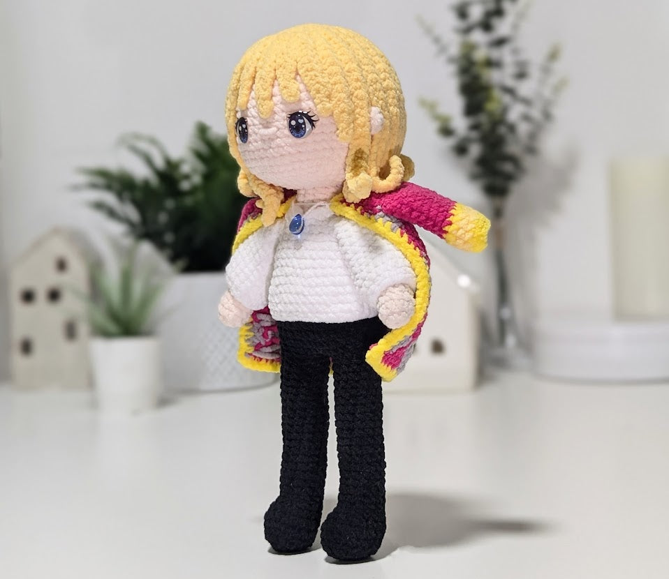 Howl’s Moving Castle Amigurumi Set - Howl & Sophie - Handmade Crochet
