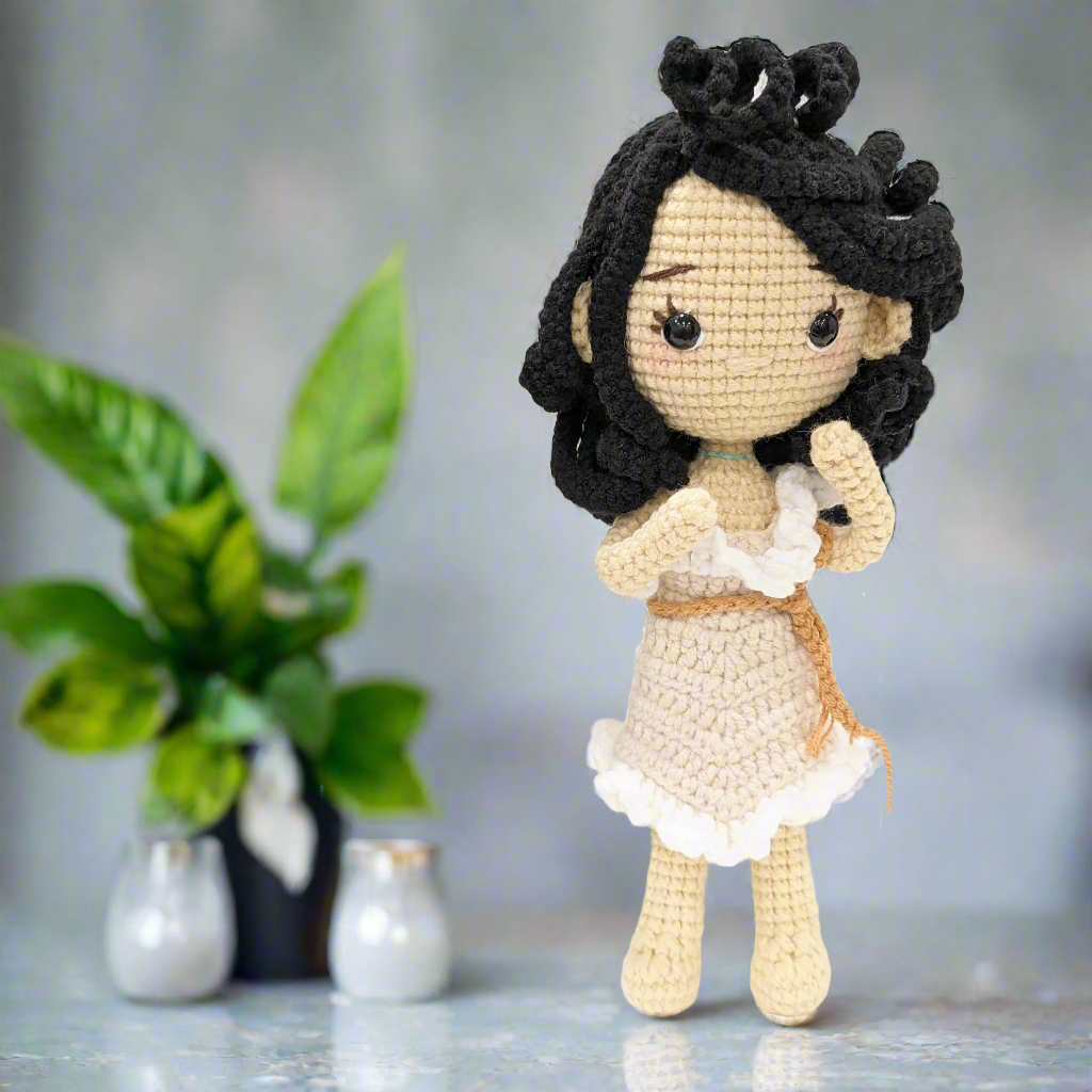 Handmade Crochet Disney Princess Amigurumi Dolls - Posable & Ready to Ship