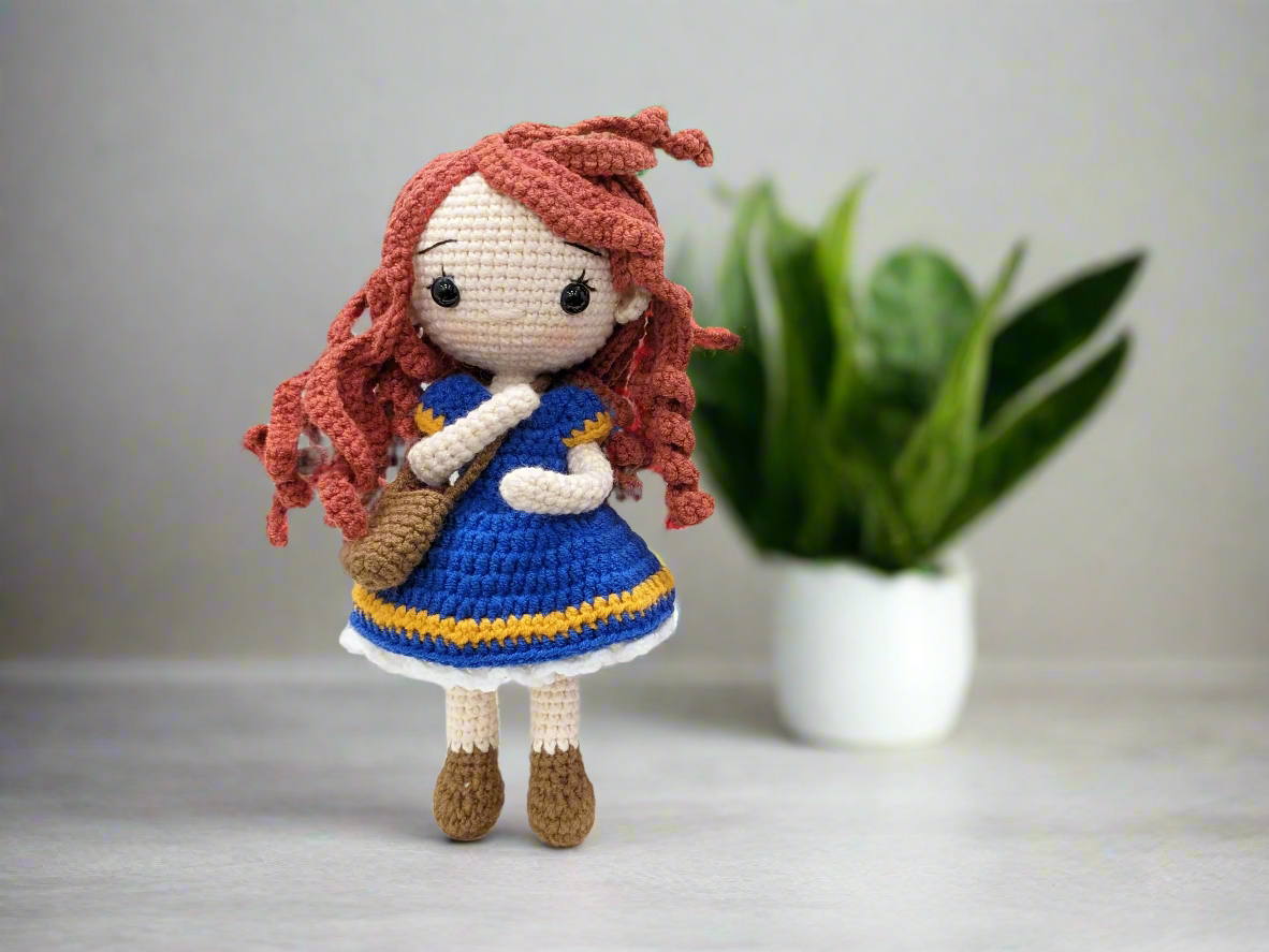 Handmade Crochet Disney Princess Amigurumi Dolls - Posable & Ready to Ship