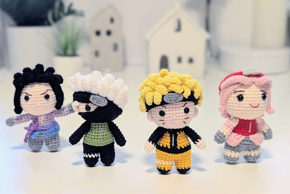 Naruto Dolls - Ninja Dolls - Handmade Crochet