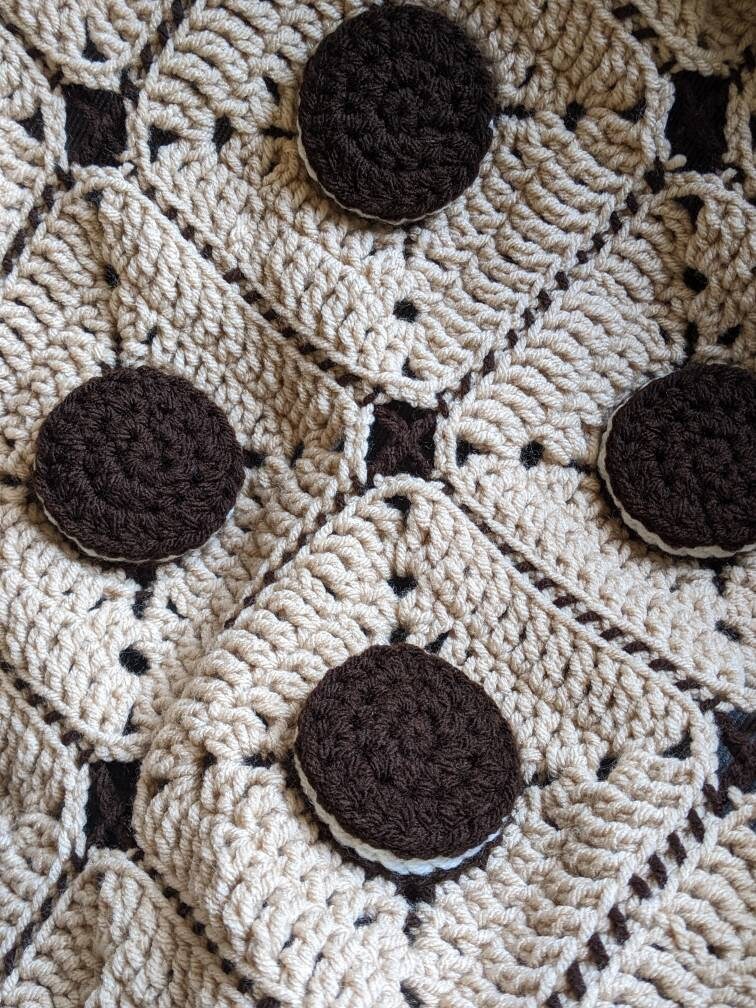 Crochet baby blanket, Oreo blanket, Christmas present, birthday gifts, Christmas blanket,baby gift