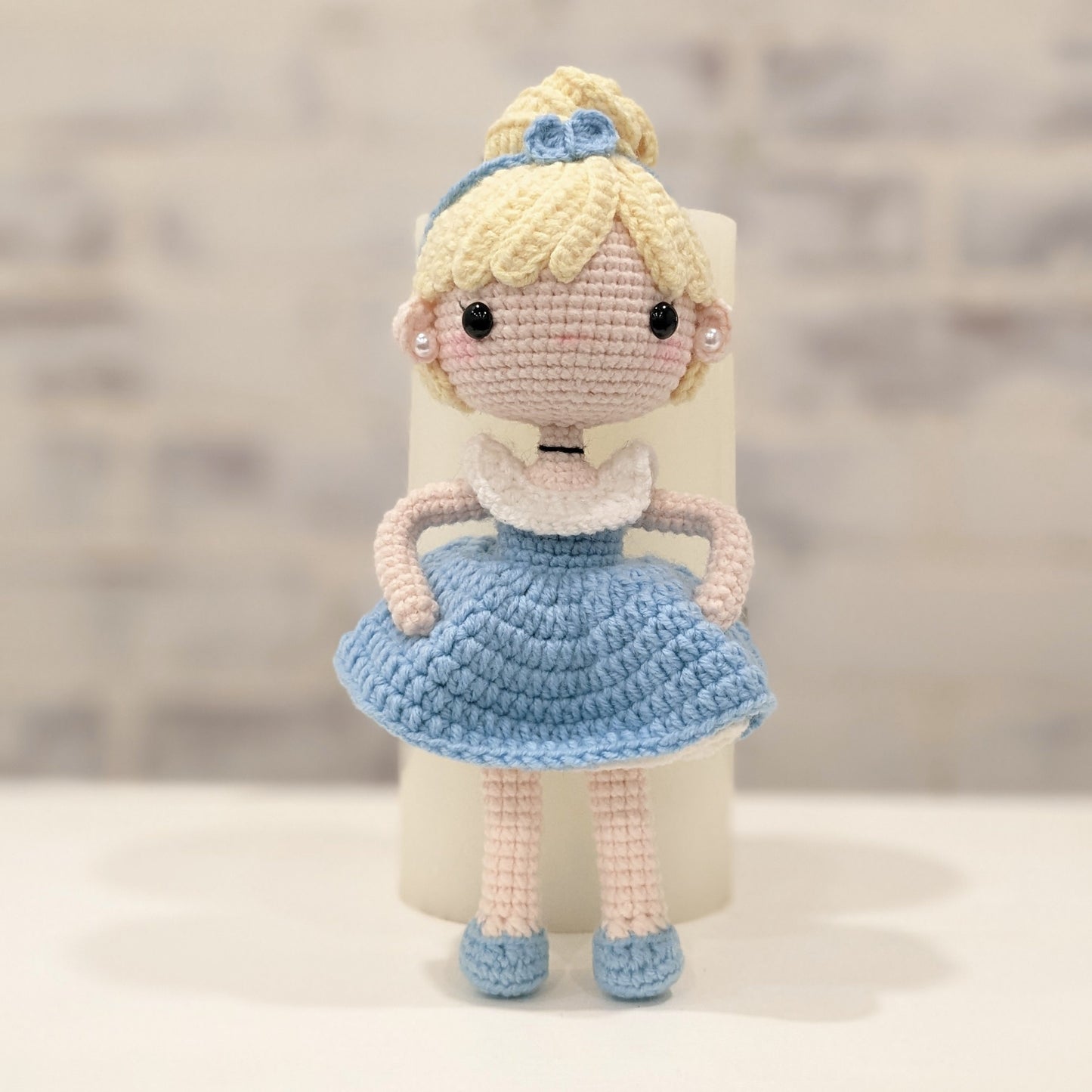Princess Dolls, Posable Handmade Crochet Amigurumi Dolls Moana, Cinderella, Belle, Snow White, Rapunzel, Tiana, Jasmine, Merida