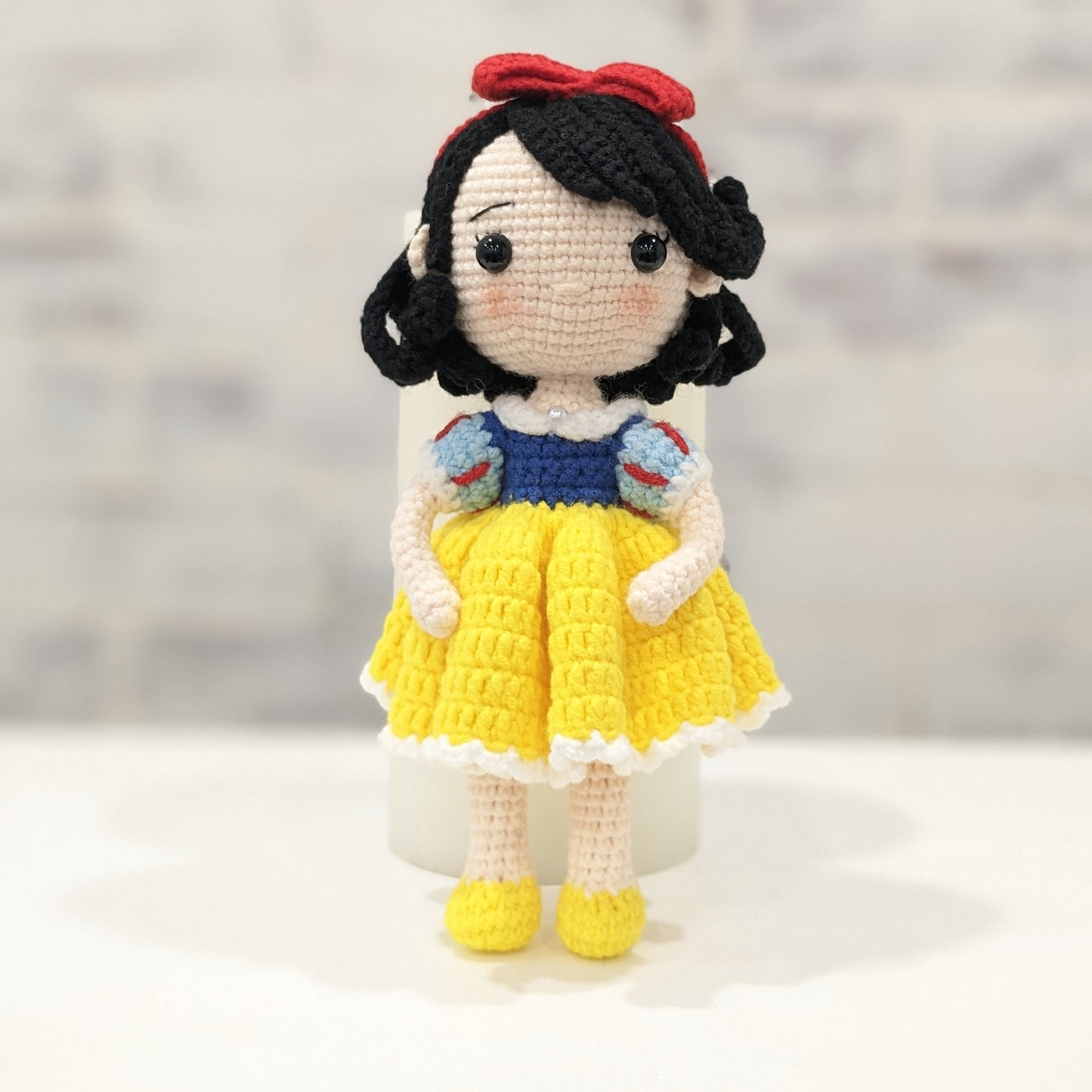 Princess Dolls, Posable Handmade Crochet Amigurumi Dolls Moana, Cinderella, Belle, Snow White, Rapunzel, Tiana, Jasmine, Merida