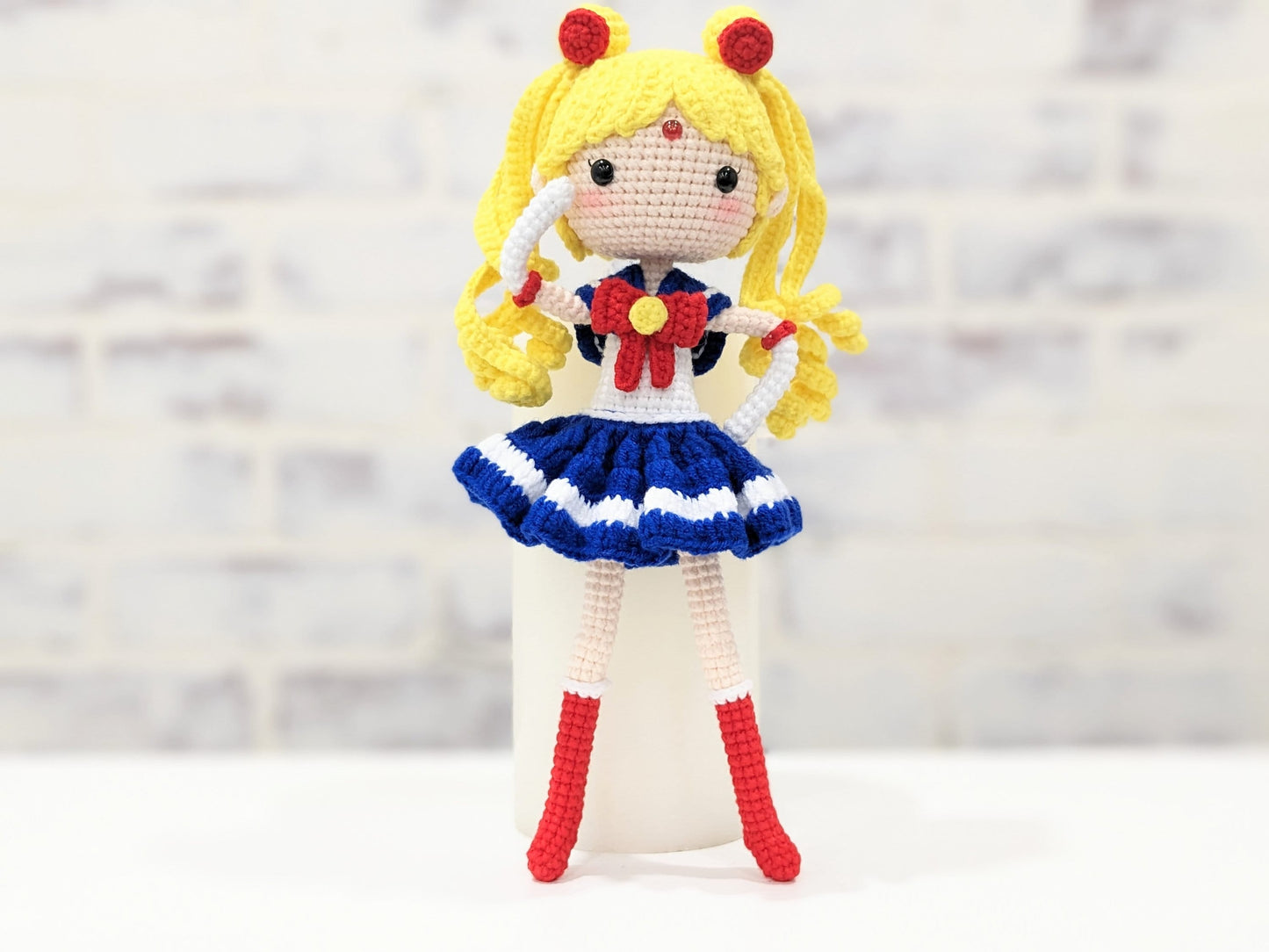 Sailor Moon Doll, Handmade Crochet Amigurumi
