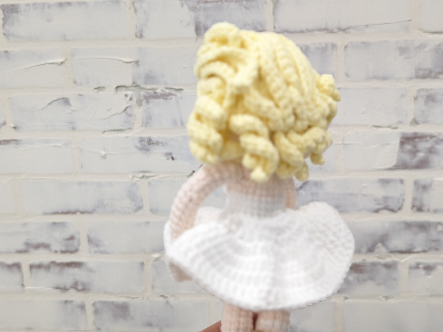 Marilyn Monroe Handmade Crochet Amigurumi Doll