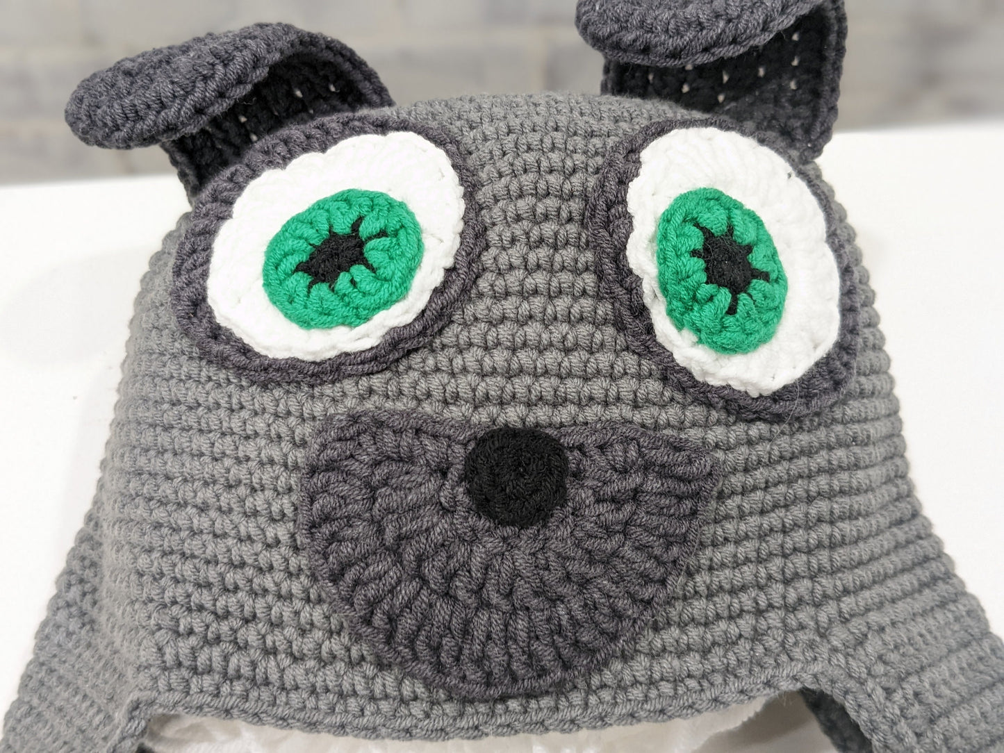 Puppy Dog Pals, Bingo & Rolly, Handmade Crochet Beanie, Toque, Winter Hat with Ear Flaps, Christmas Present!