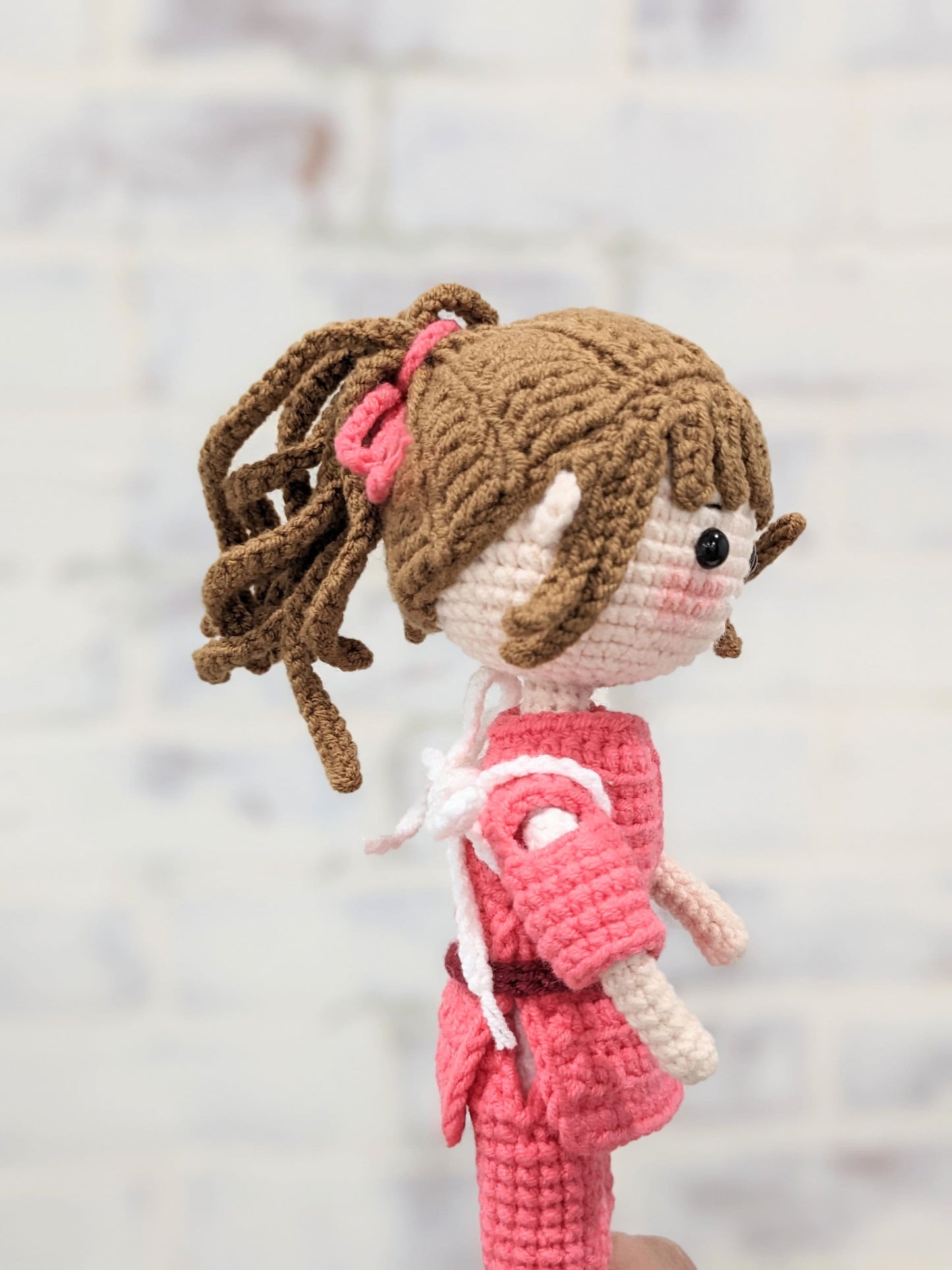 Chihiro & Haku, Spirited Away, Handmade Crochet Amigurumi Doll, Ghibli, Miyazaki, readymade, in stock!