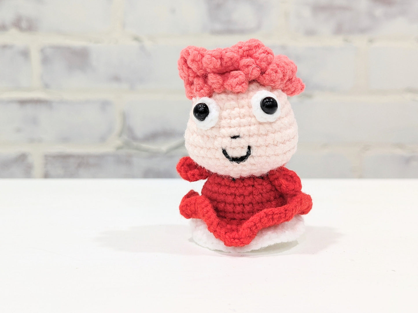 Ponyo Doll Handmade Crochet Amigurumi, Studio Ghibli, Miyazaki