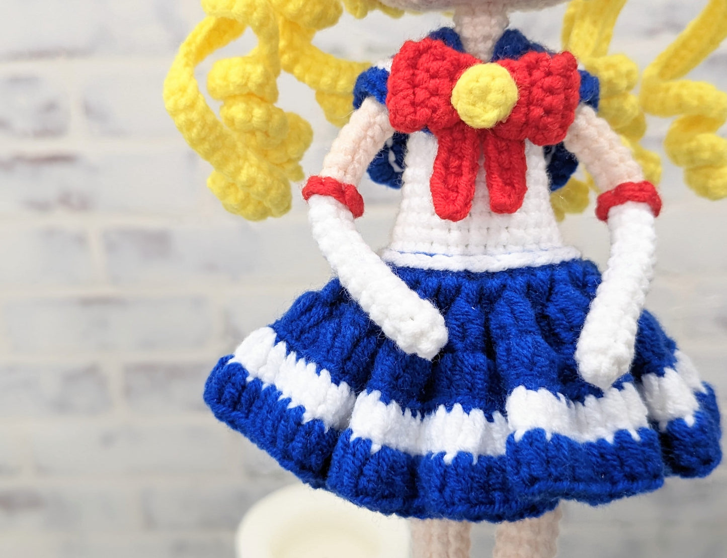 Sailor Moon Doll, Handmade Crochet Amigurumi