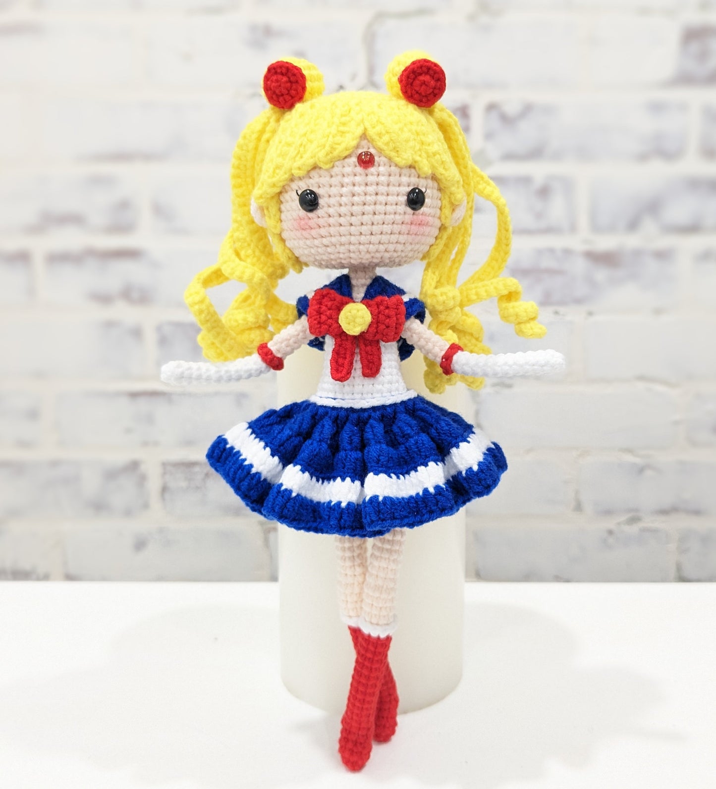 Sailor Moon Doll, Handmade Crochet Amigurumi