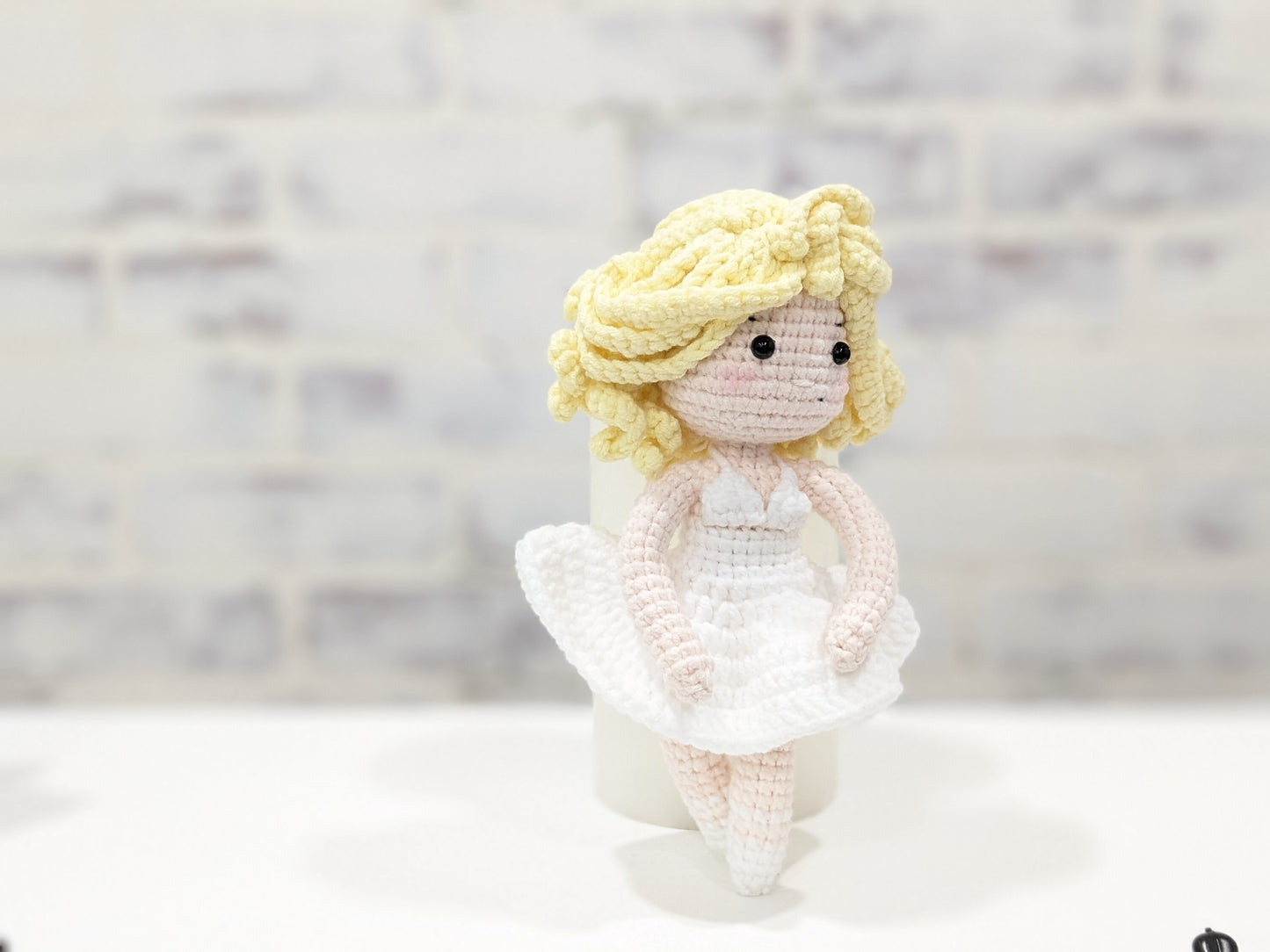 Marilyn Monroe Handmade Crochet Amigurumi Doll