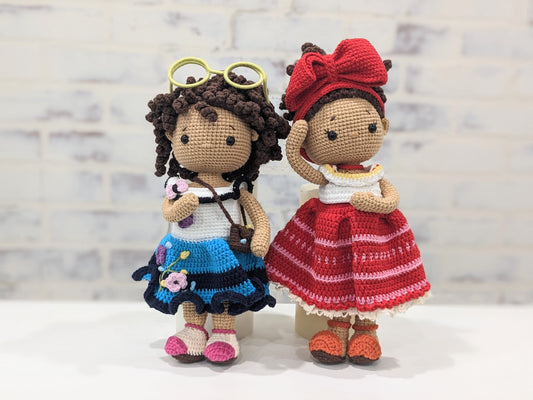 Mirabel and Dolores From Encanto, Disney, Handmade Crochet Amigurumi dolls, Great Gift!