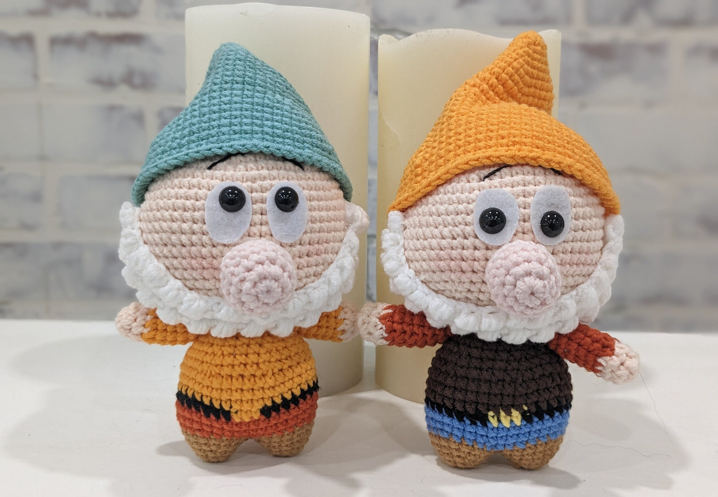 Snow White & the Seven Dwarfs, Handmade Crochet Dolls, Full Set, Disney Princess, Great gift, Amigurumi figures