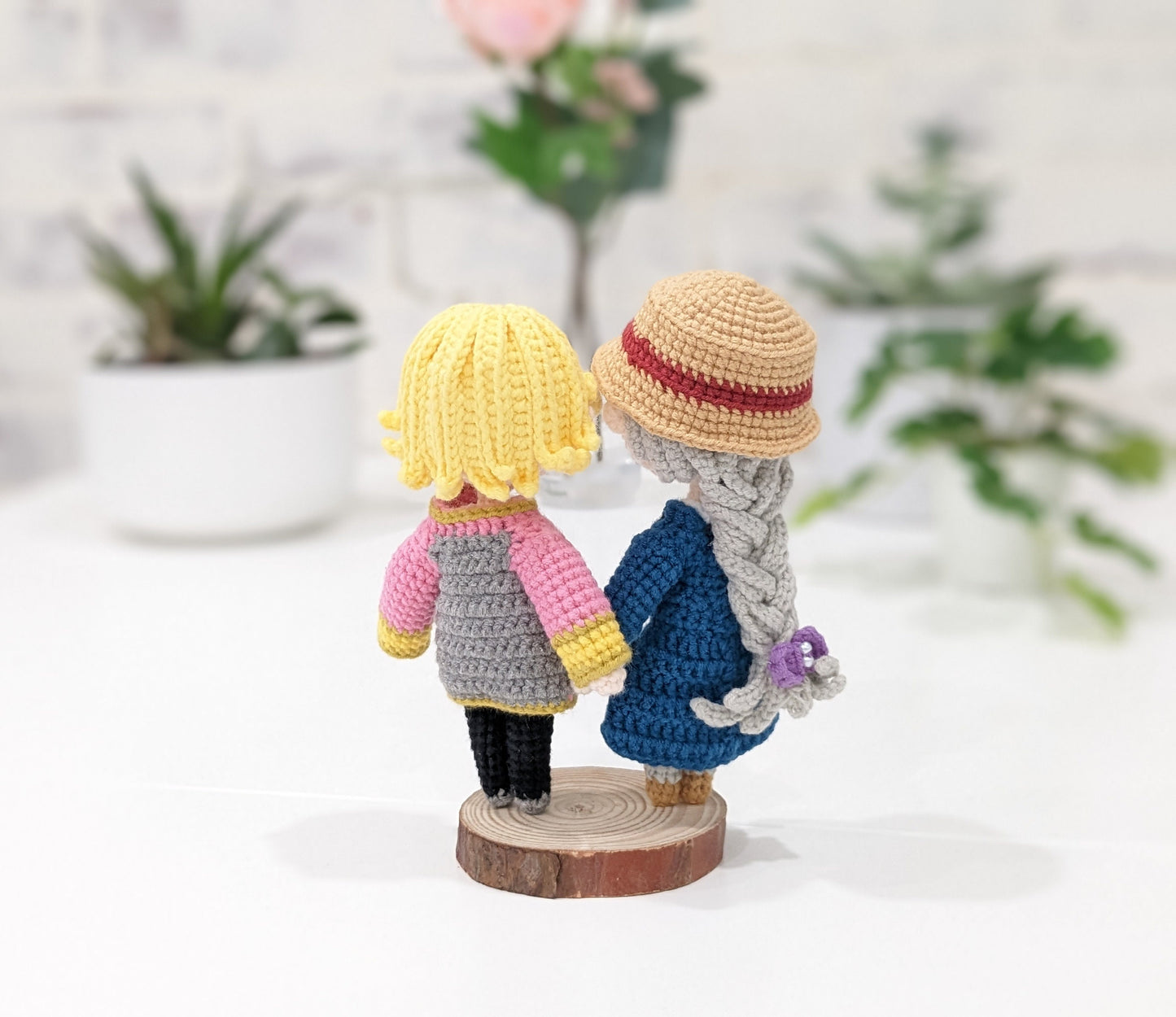 Howl's Moving Castle Handmade Crochet Amigurumi Dolls, Ghibli, Miyazaki, readymade, in stock!