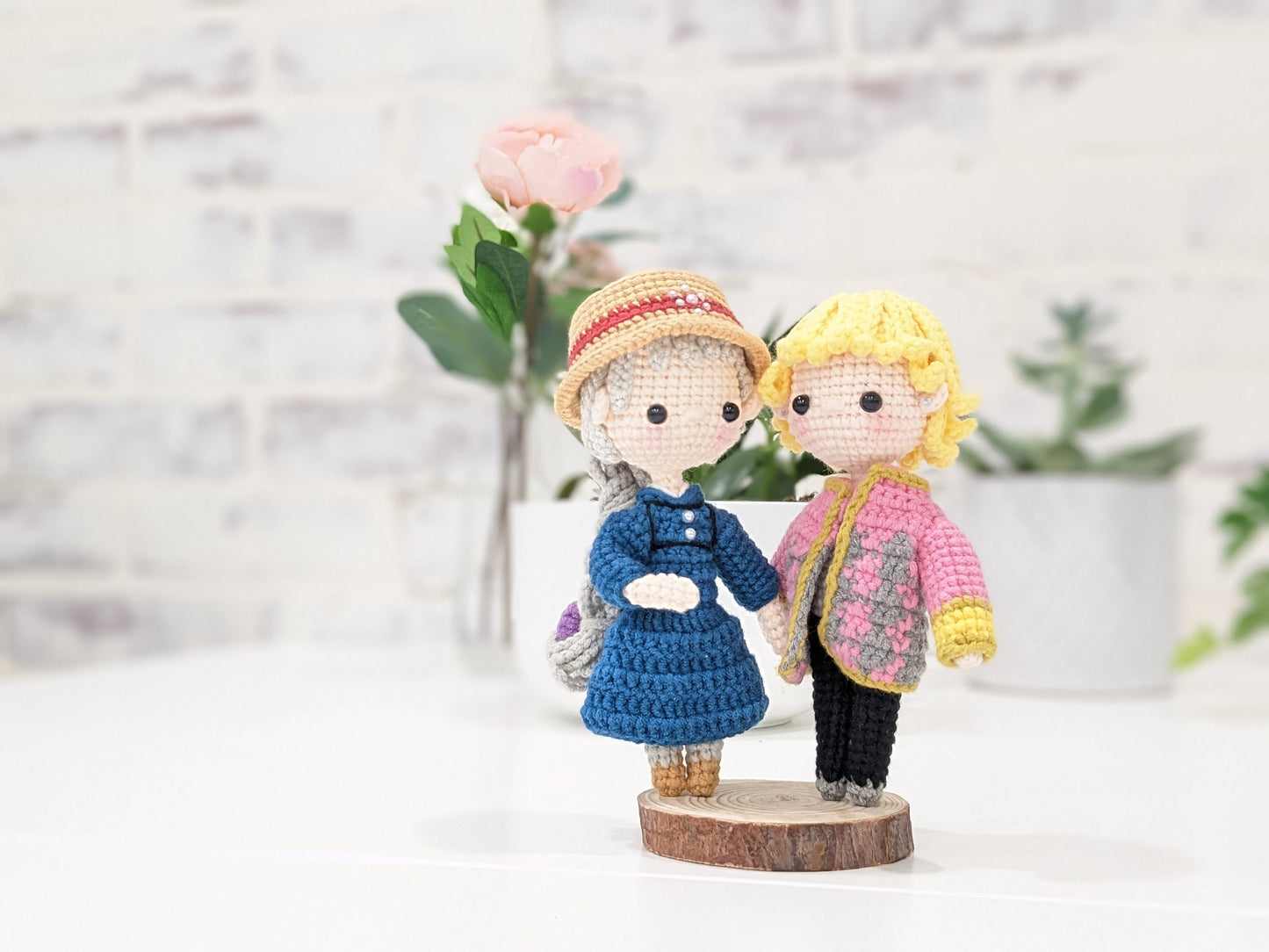 Howl's Moving Castle Handmade Crochet Amigurumi Dolls, Ghibli, Miyazaki, readymade, in stock!