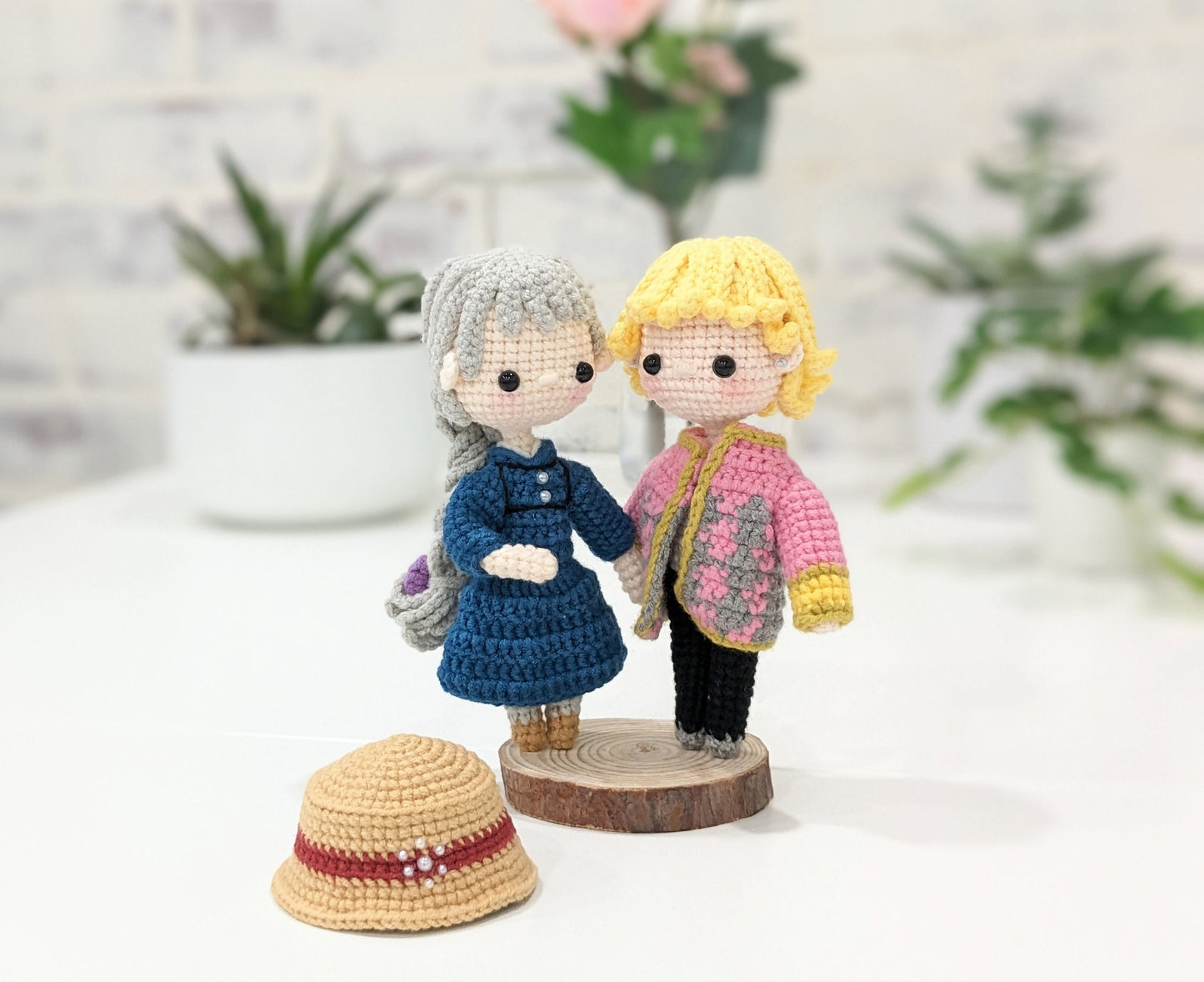 Howl's Moving Castle Handmade Crochet Amigurumi Dolls, Ghibli, Miyazaki, readymade, in stock!