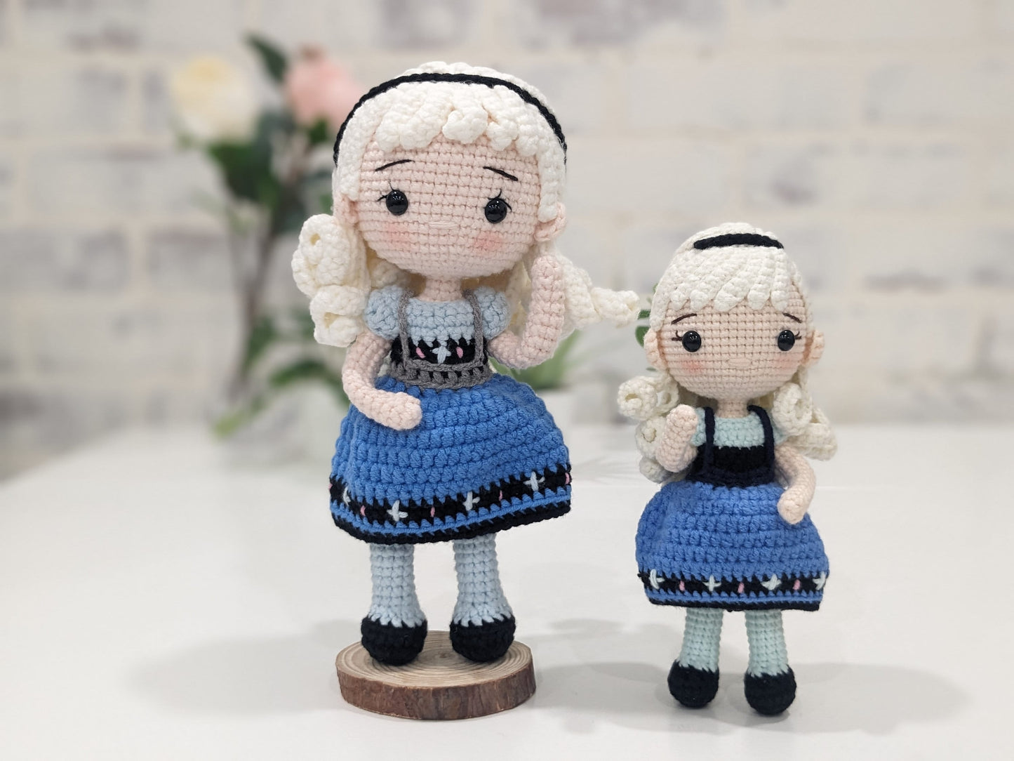 Princess Doll, Handmade Crochet Amigurumi, Disney Princess Elsa, Frozen, Large doll