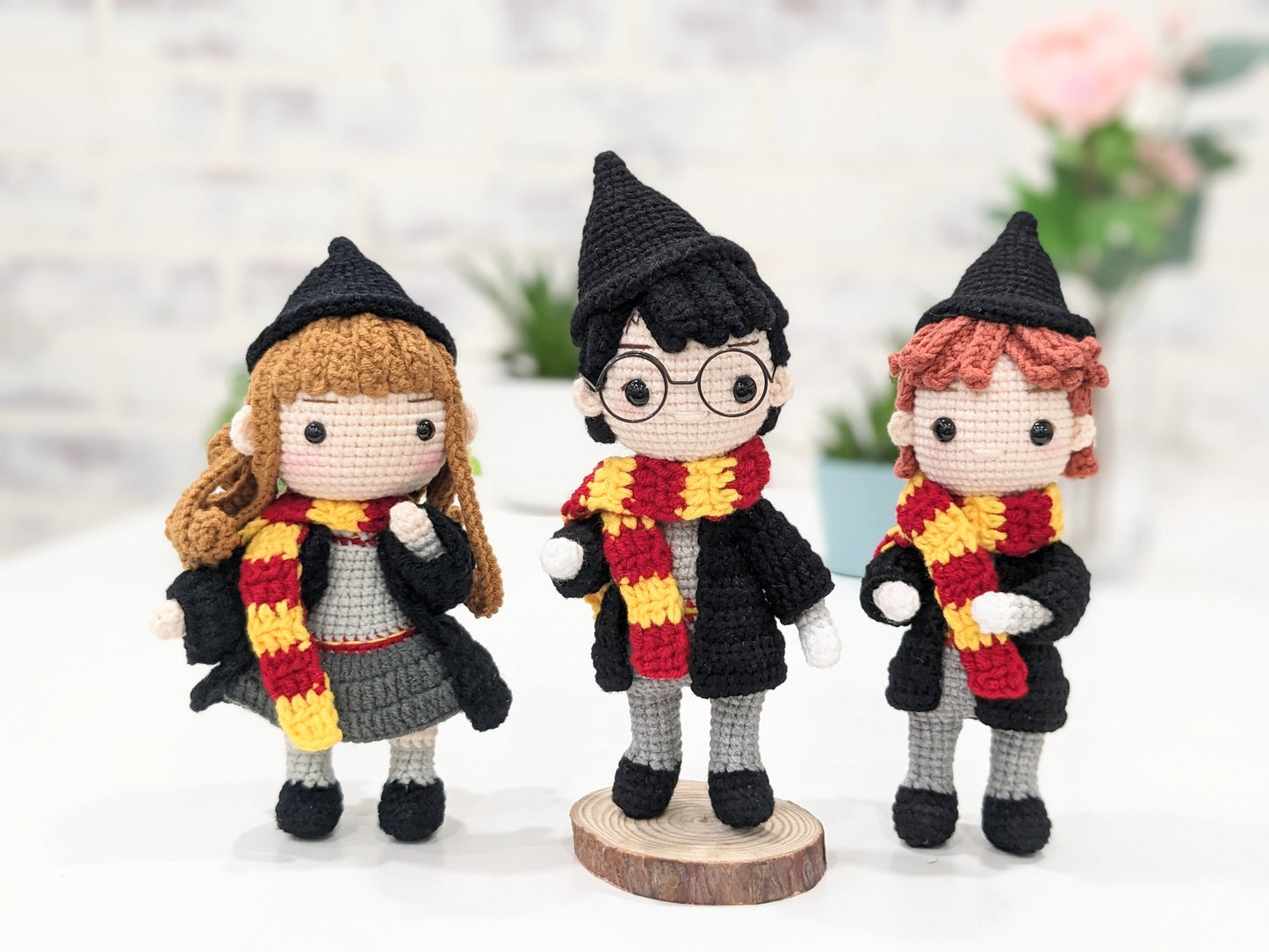 Harry Potter Handmade Crochet Doll and friends Hermione and Ron. Great gift, Amigurumi figures