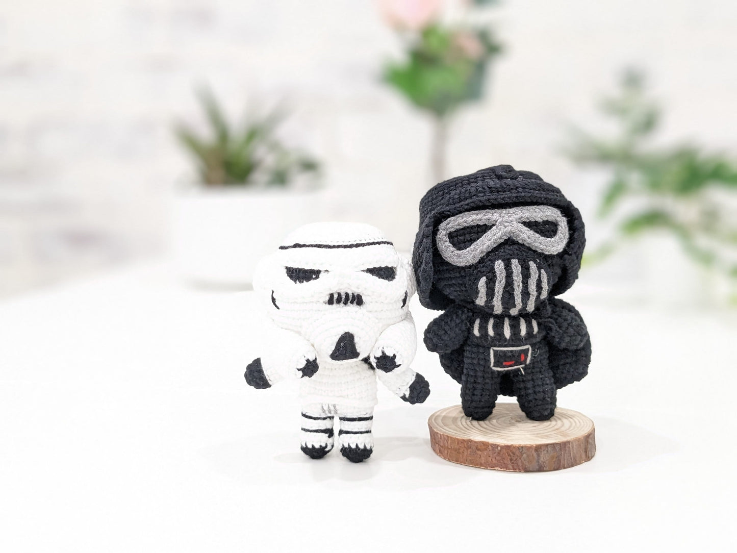 Storm Trooper, Handmade Crochet, Amigurumi doll