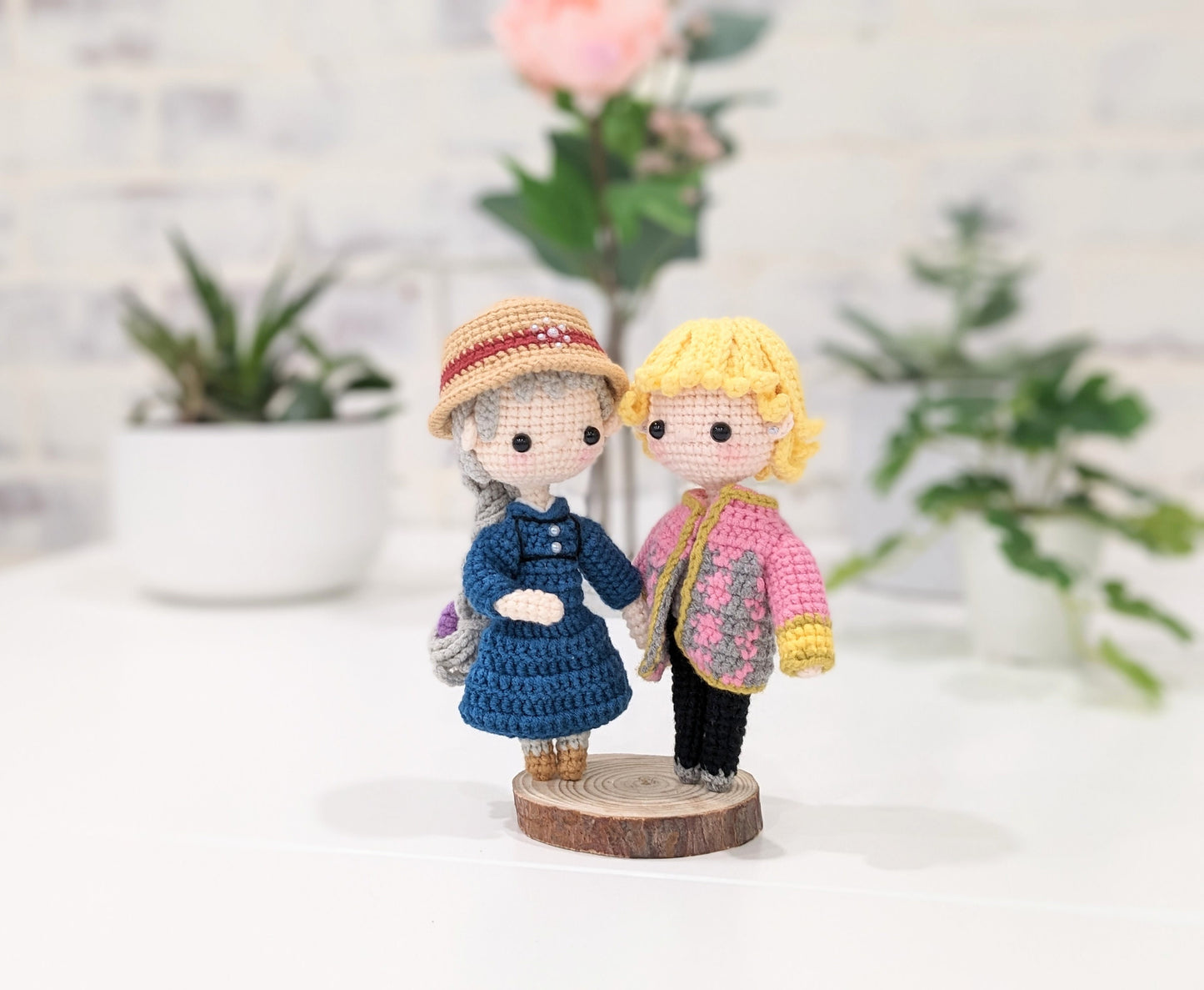 Howl's Moving Castle Handmade Crochet Amigurumi Dolls, Ghibli, Miyazaki, readymade, in stock!