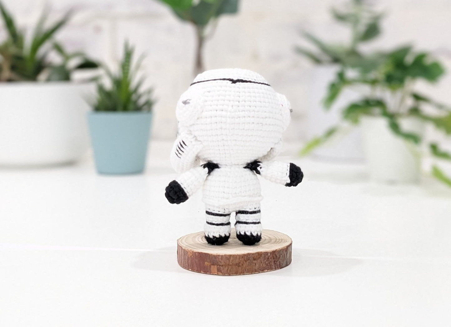 Storm Trooper, Handmade Crochet, Amigurumi doll