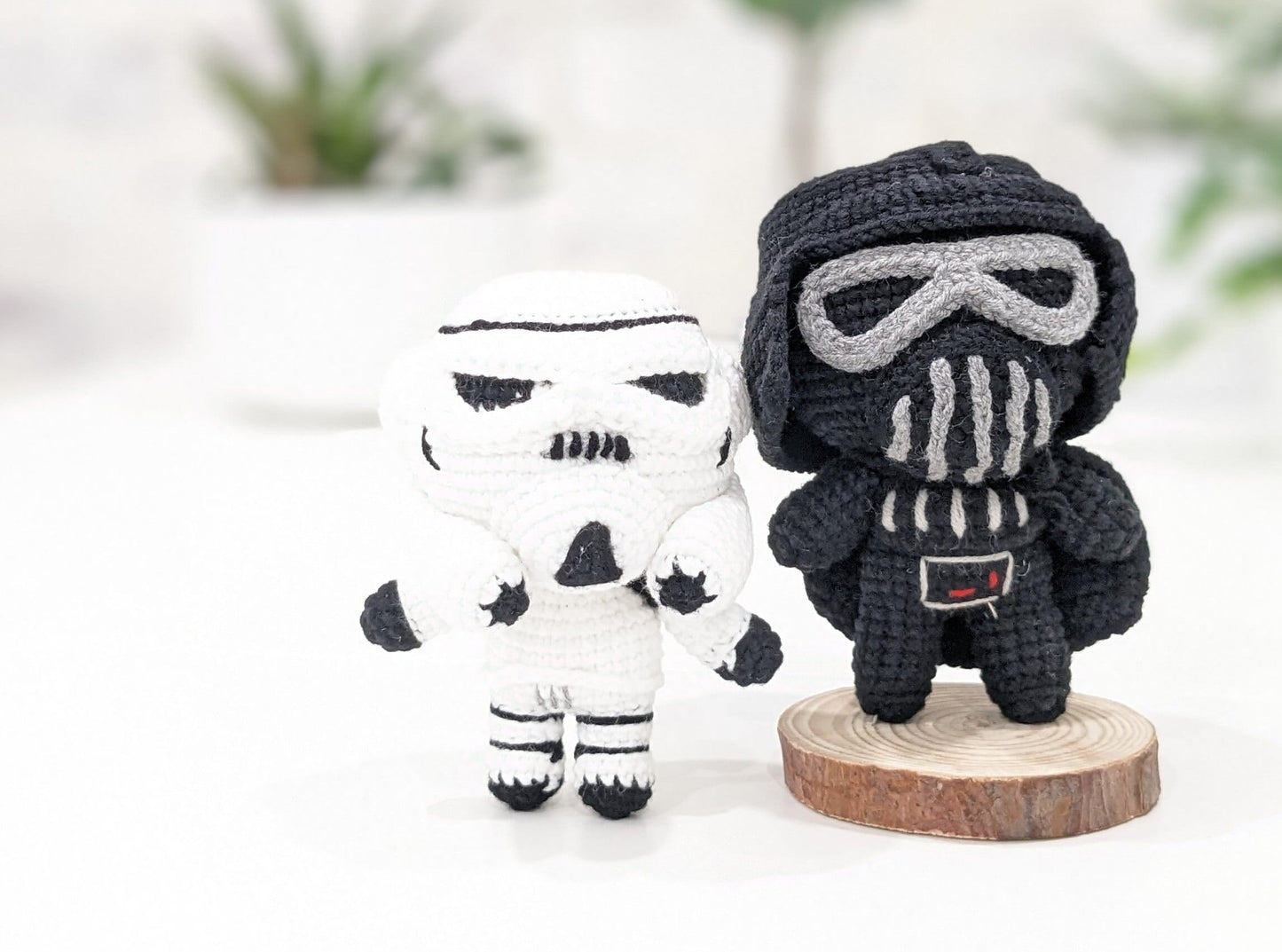 Storm Trooper, Handmade Crochet, Amigurumi doll