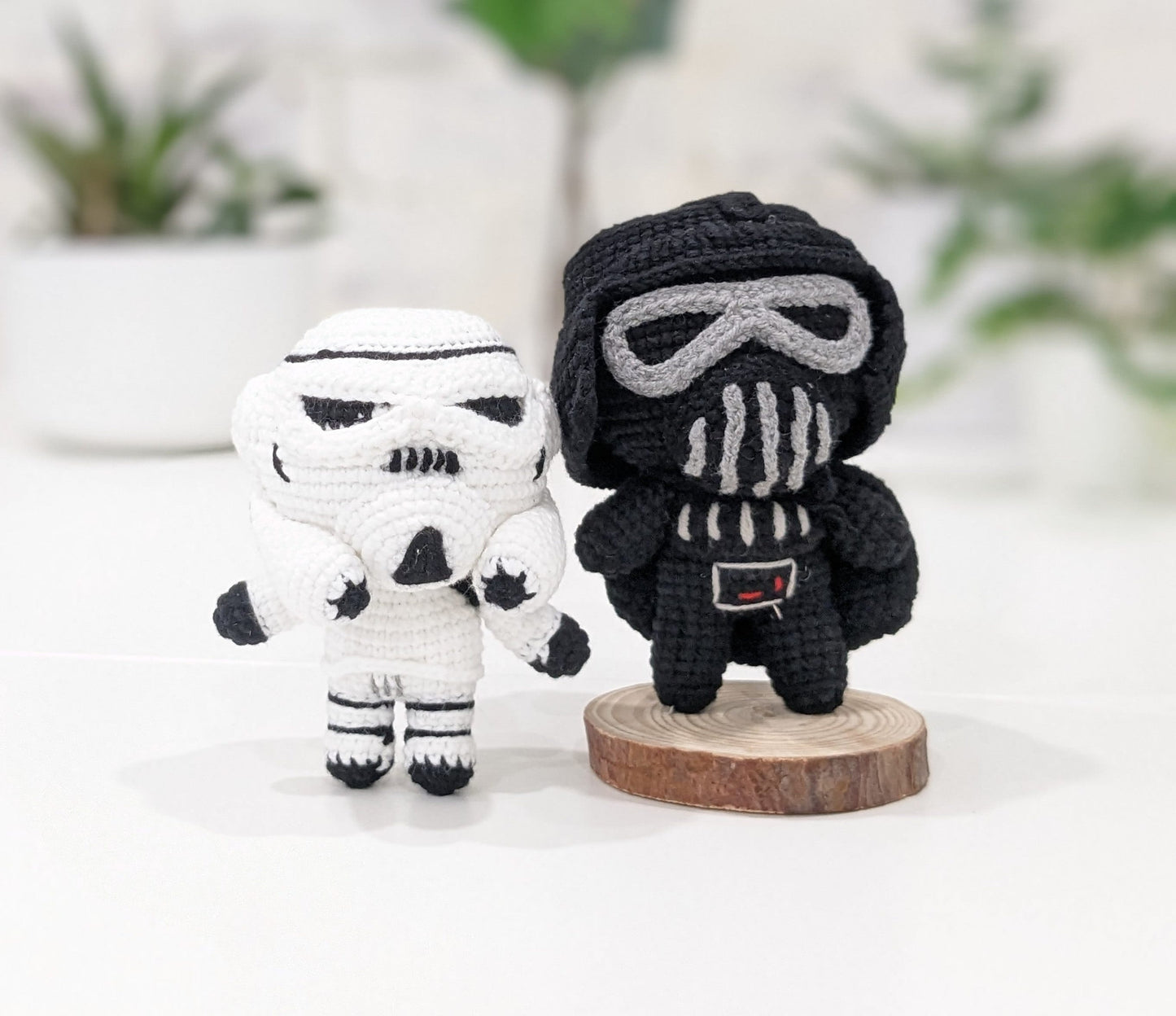 Storm Trooper, Handmade Crochet, Amigurumi doll