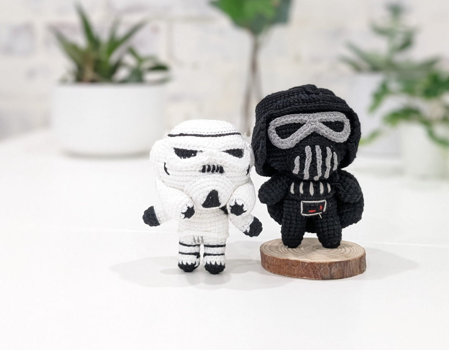 Storm Trooper, Handmade Crochet, Amigurumi doll