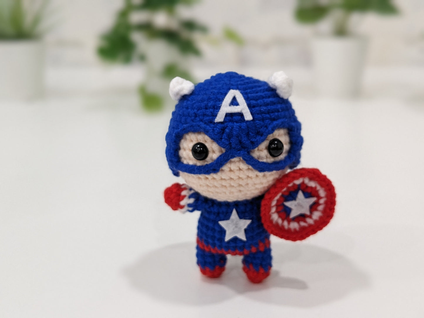 Marvel Avengers Superheroes, Spiderman, Iron Man, Hulk, Thor, Captain America, Black Panther, Black Widow, Handmade Crochet Amigurumi Dolls