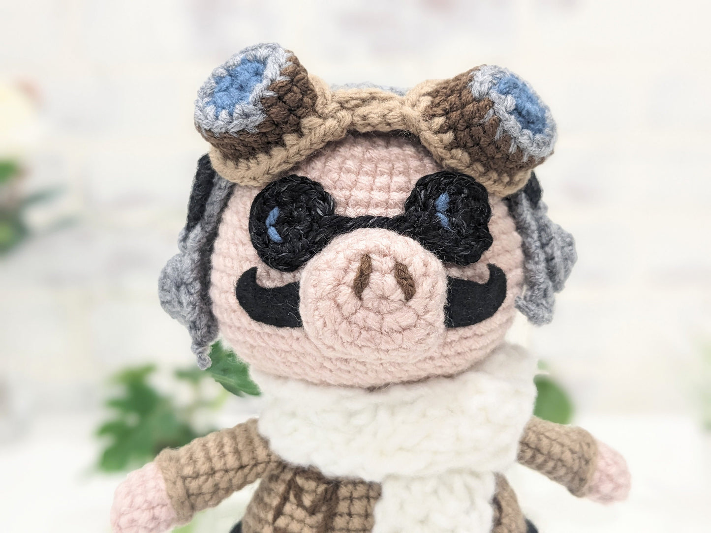 Porco Rosso, Handmade Crochet Amigurumi, Studio Ghibli, Miyazaki