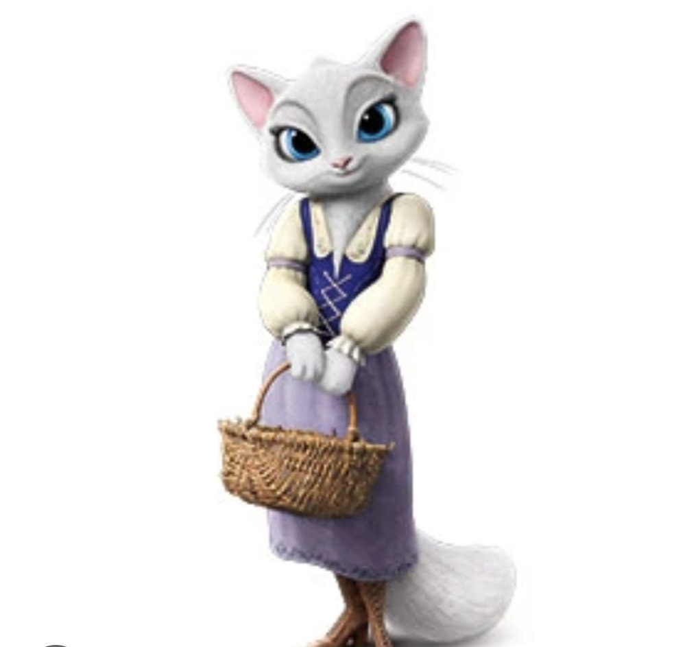 Dulcinea, Puss in Boots, Handmade Crochet Doll, unique, one of a kind!