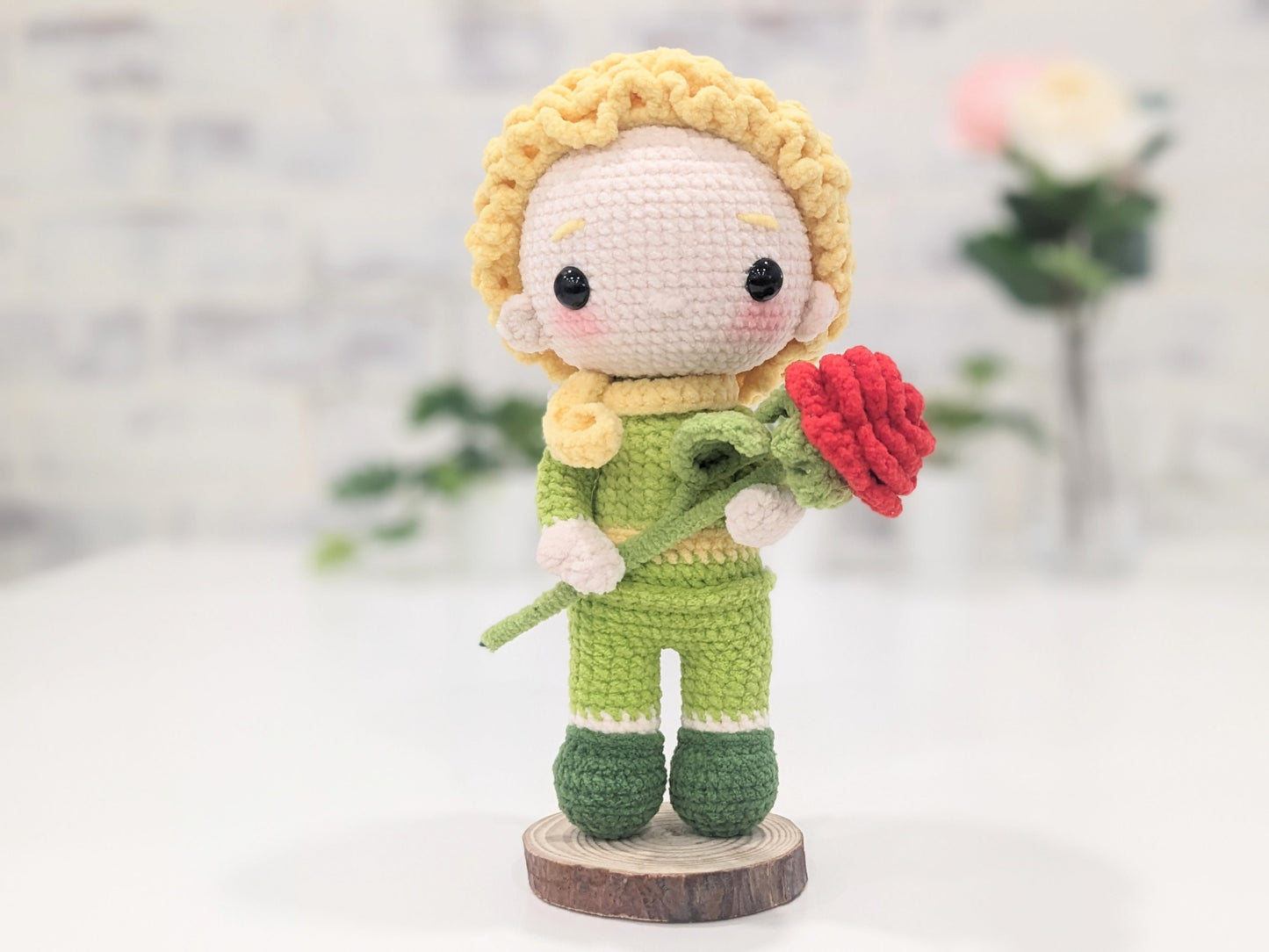 Little Prince Doll Set, Handmade Crochet Amigurumi, Classic Children's Book