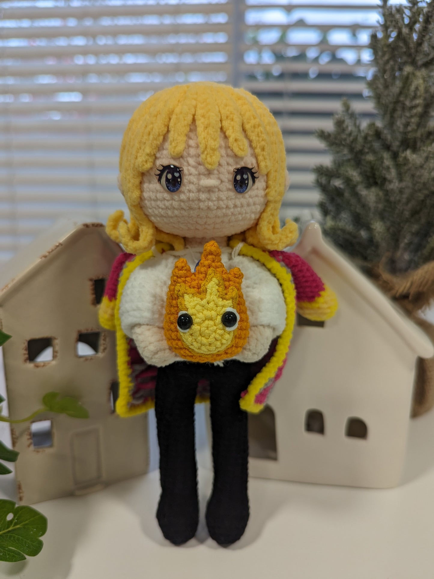 Howl’s Moving Castle Amigurumi Set - Howl & Sophie - Handmade Crochet