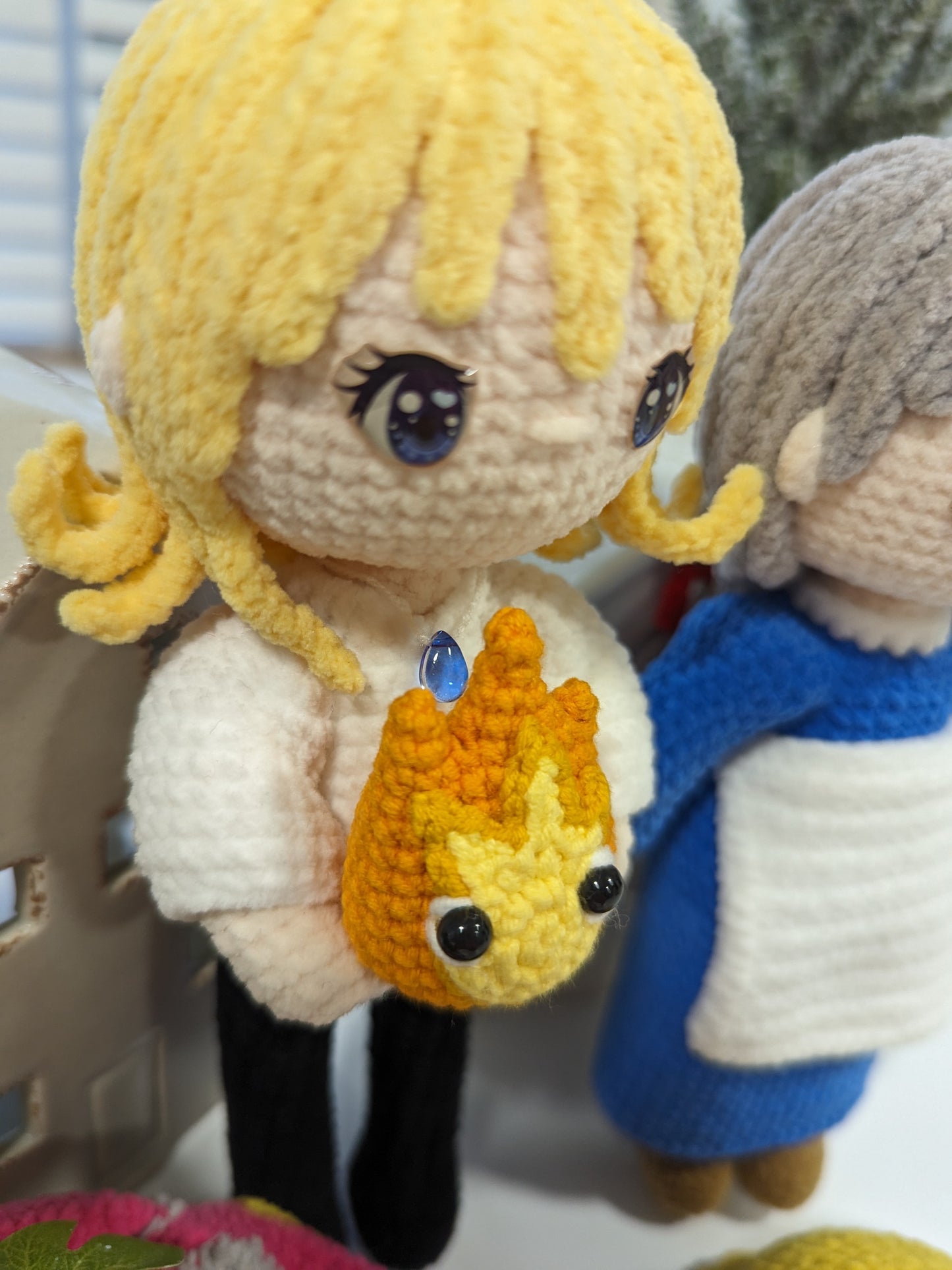 Howl’s Moving Castle Amigurumi Set - Howl & Sophie - Handmade Crochet