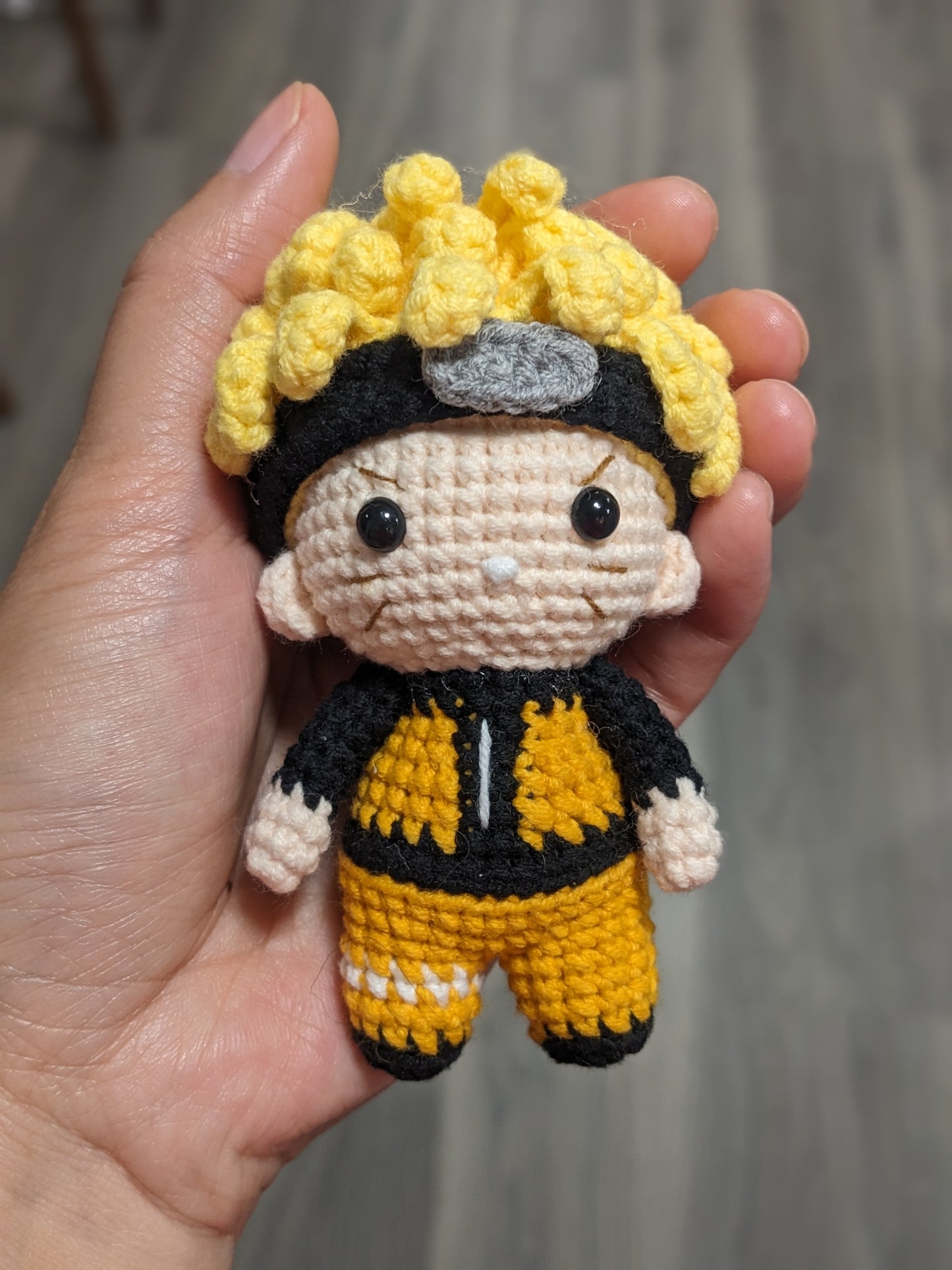 Naruto inspired doll , Ninja Dolls, Handmade Crochet