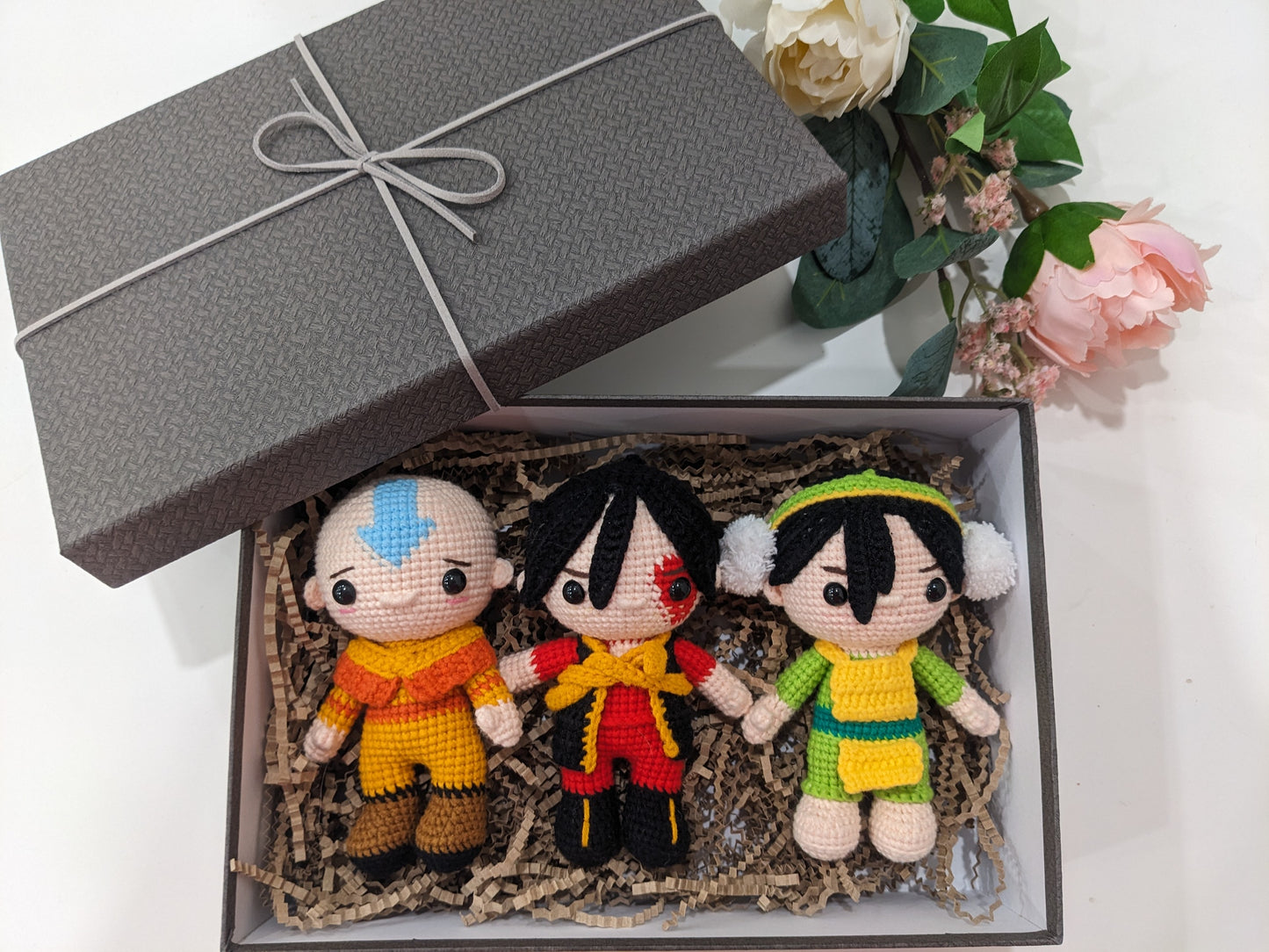 Handmade crochet dolls, inspired by Avatar Last Airbender