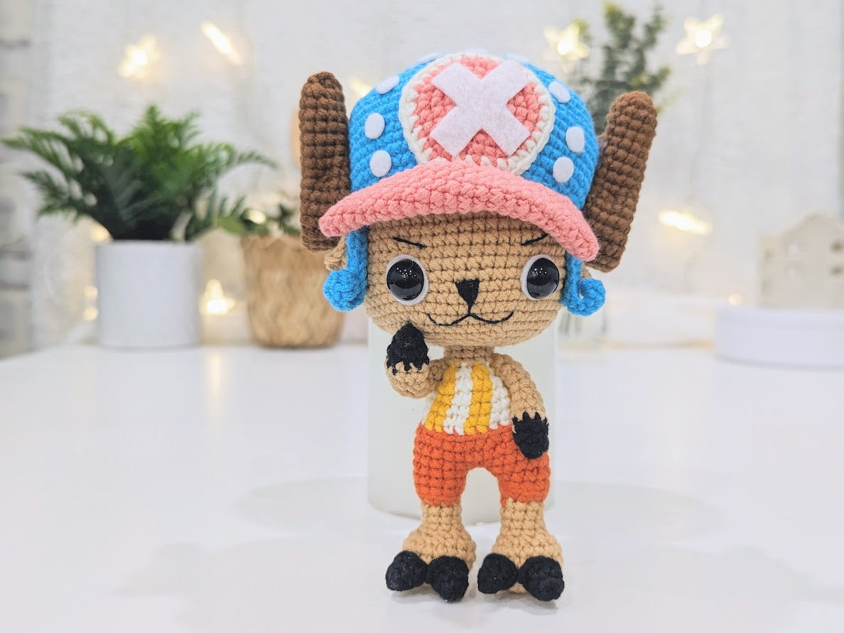 Luffy Doll -  One Piece -  Handmade Amigurumi Crochet