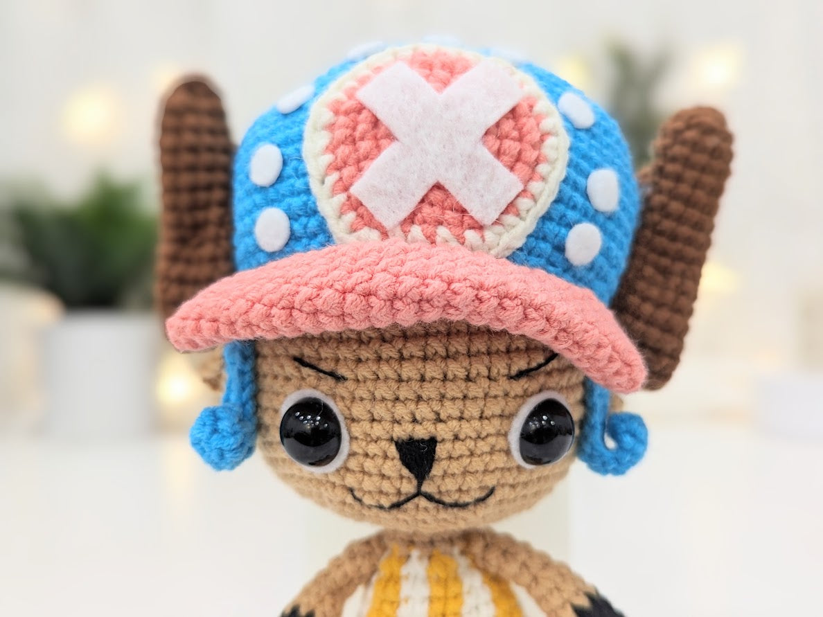 Luffy Doll -  One Piece -  Handmade Amigurumi Crochet