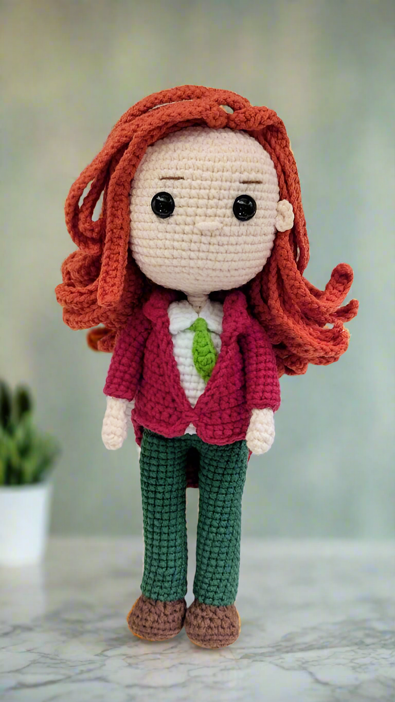 Custom Handmade Elliot Doll - Stardew Valley - Custom, Made to Order