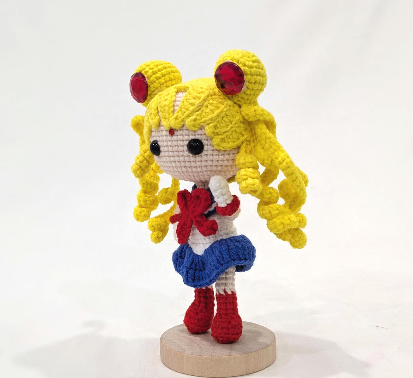 Sailor Moon Chibi Doll - Serena - Handmade Crochet Amigurumi Doll!