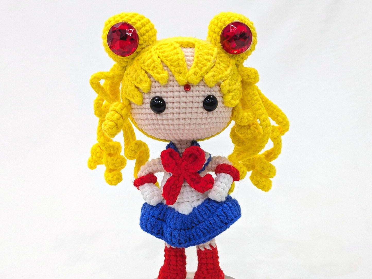 Sailor Moon Chibi Doll - Serena - Handmade Crochet Amigurumi Doll!