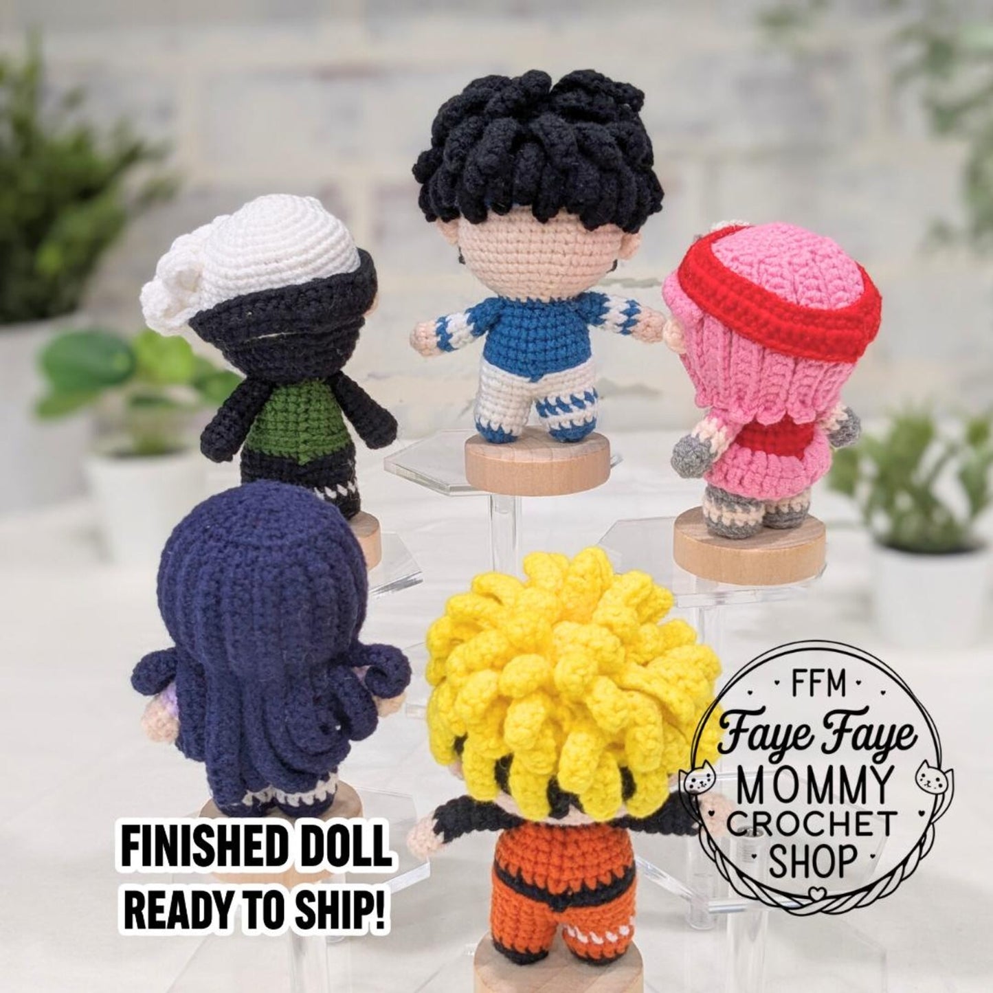 Naruto Dolls - Ninja Dolls - Handmade Crochet