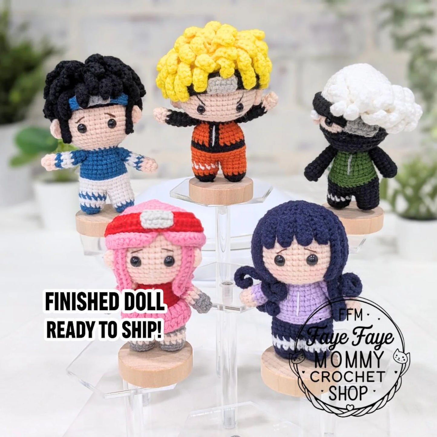 Naruto Dolls - Ninja Dolls - Handmade Crochet