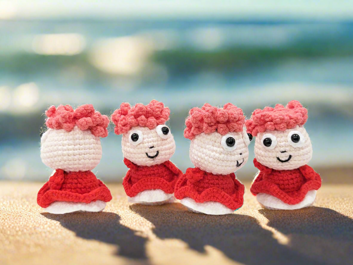 Ponyo Doll - Handmade Crochet Amigurumi