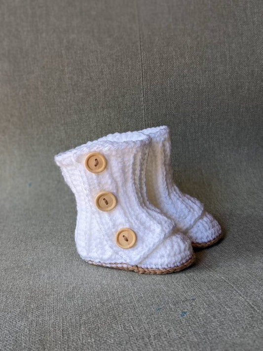 Handmade baby boots