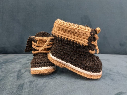Handmade baby boots