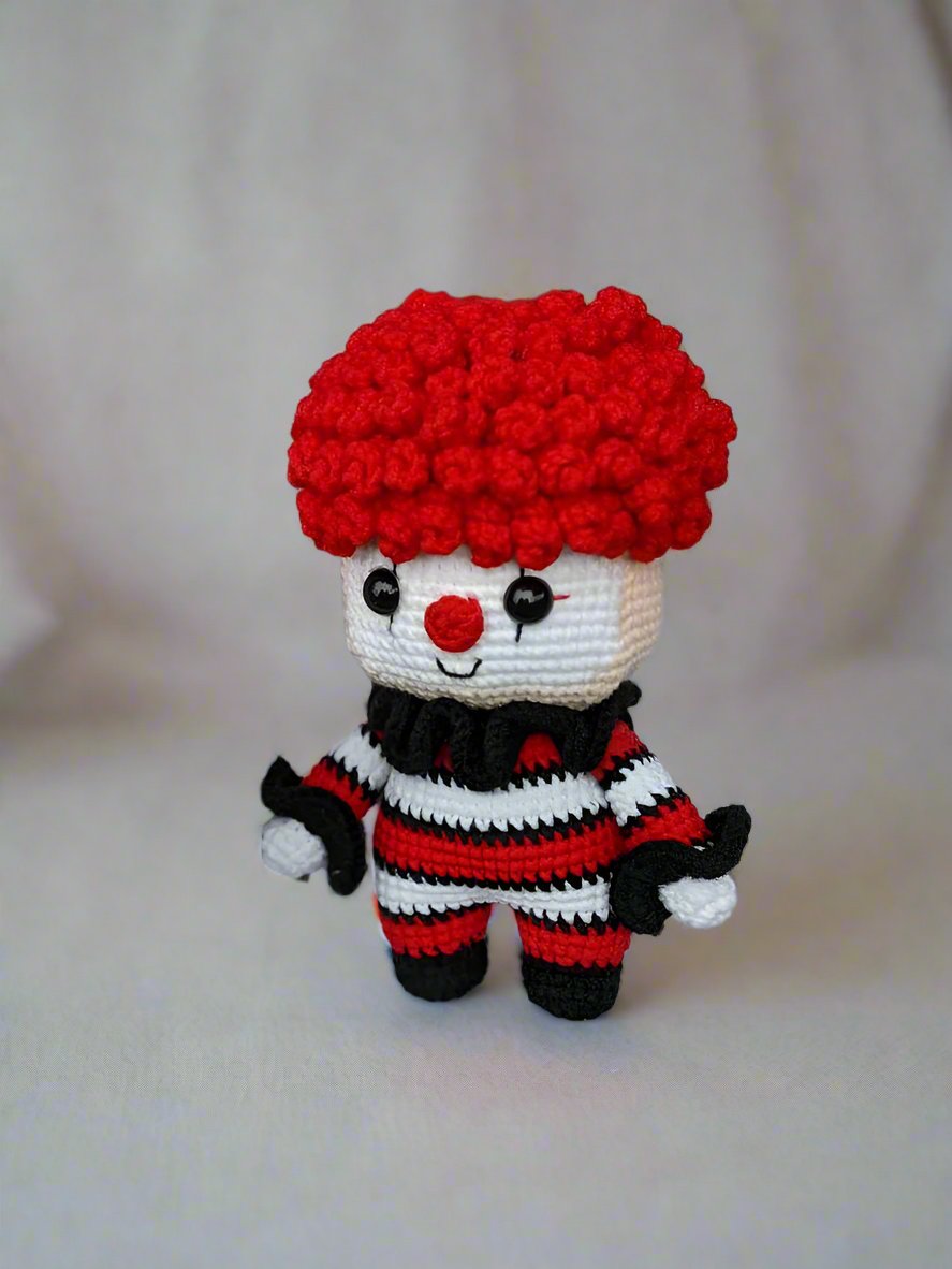 Vampire crochet doll / online halloween decor handmade doll / funny gift vampire miniature / amigurumi halloween crochet toys